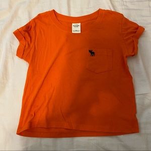 Abercrombie Kids Orange Crop Top